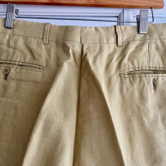 100% Linen Made in Italy Trousers - Picture 5 of 15